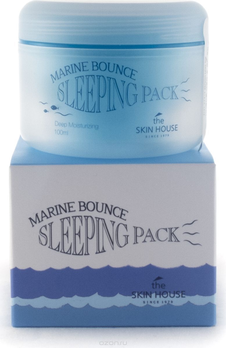 ночная с морским коллагеном marine bounce sleeping pack 100 мл