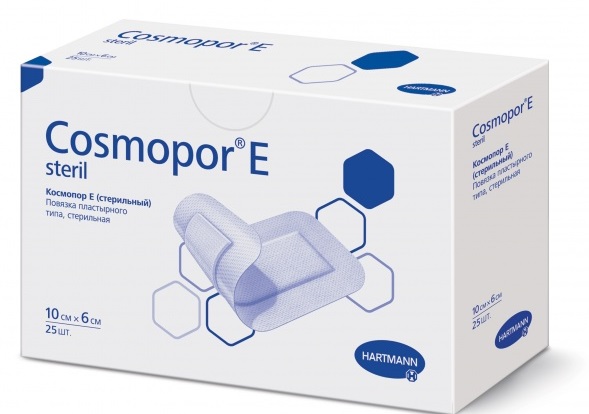 Cosmopor E Повязка стерильная самоклеящаяся 10x6 см 25 шт.