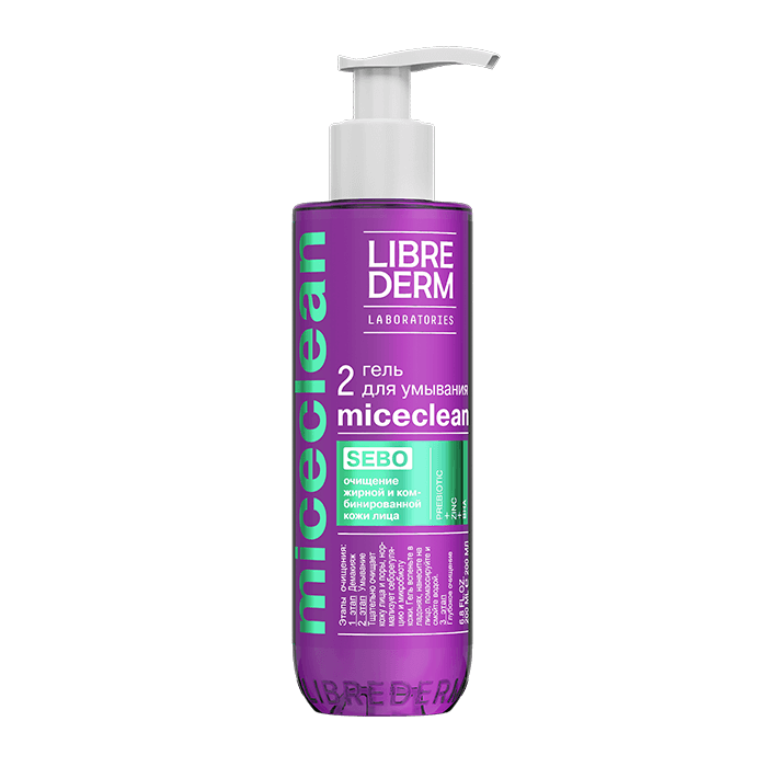 Себо гель для умывания для комбинированной и жирной кожи 200 мл