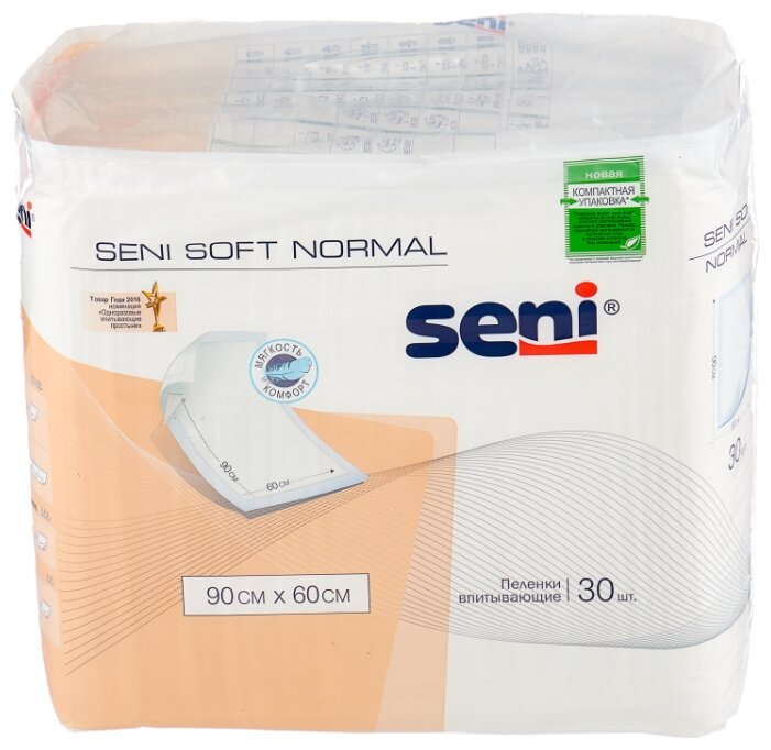 

Seni Soft Normal Пелёнки для взрослых 60х90 см 30 шт.