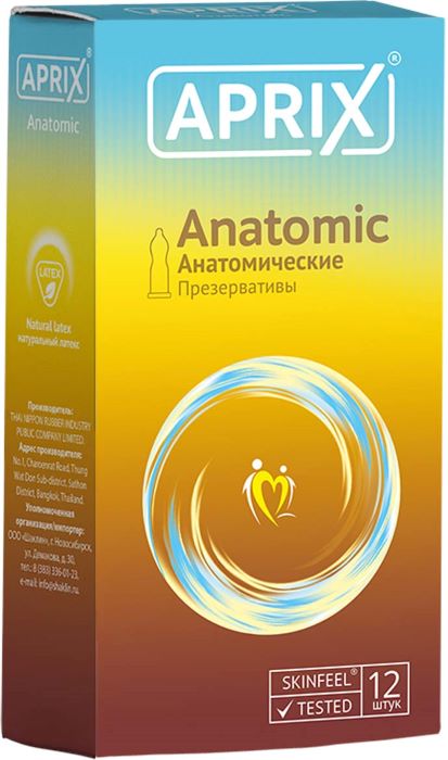 aprix Презервативы anatomic анатомические 12 шт.