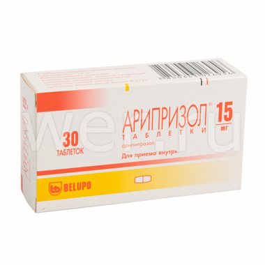 таблетки 15 мг 30 шт.