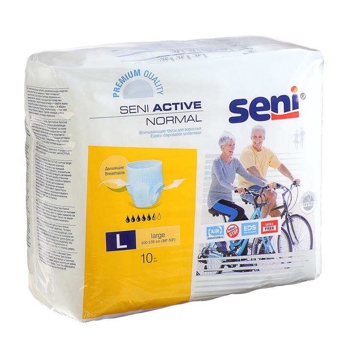 

Seni Active Normal Подгузники-трусики для взрослых р.L 10 шт.