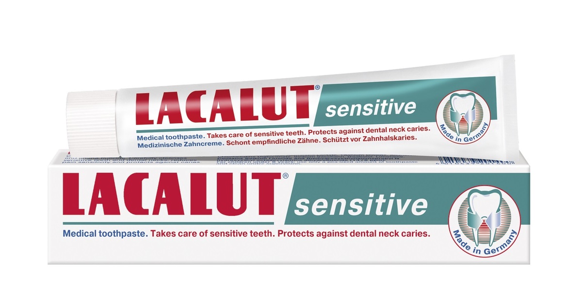 Купить Lacalut Зубная паста Sensitive для чувствительных зубов 50 мл, Dr. Theiss Naturwaren GmbH [Др.Тайсс Натурварен]