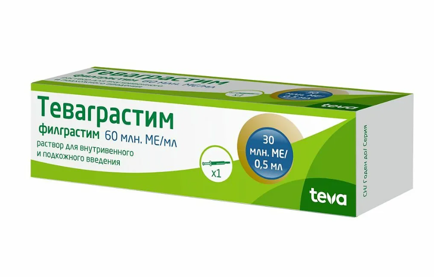 раствор для внутривенного и подкожного введения 30 млн. МЕ шприц 0,5 мл (60 млн. МЕ/мл) 1 шт.