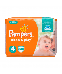 Pampers Подгузники Sleep & Play Maxi 8-14 кг 50 шт.