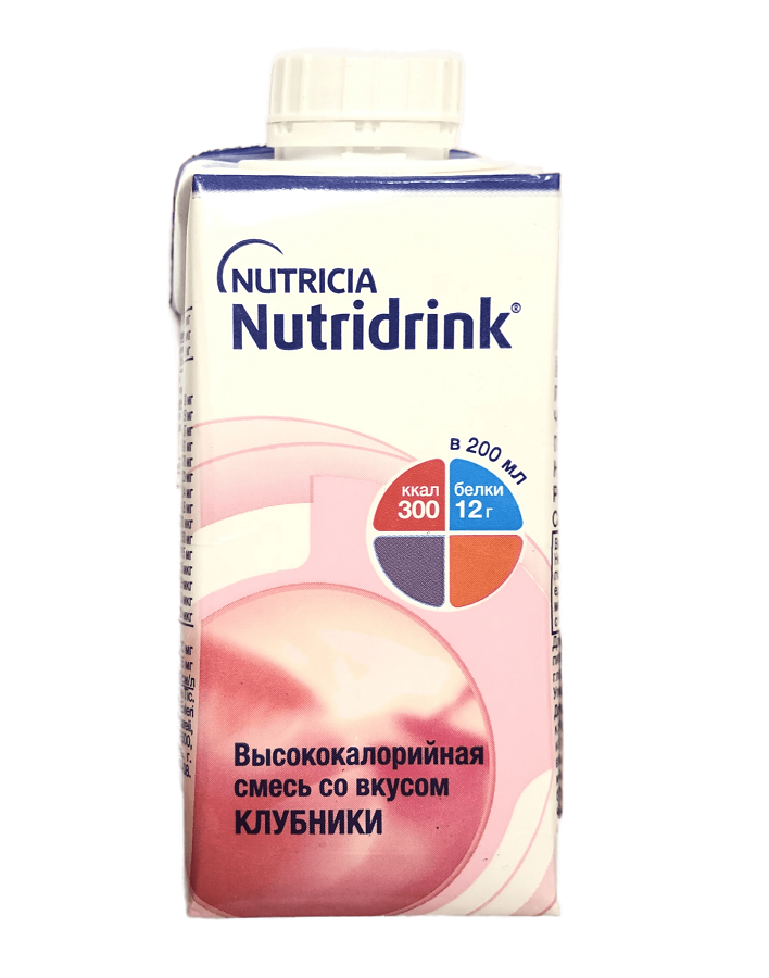 Купить Нутридринк специализированное питание со вкусом клубники 200 мл, Nutricia [Нутриция]