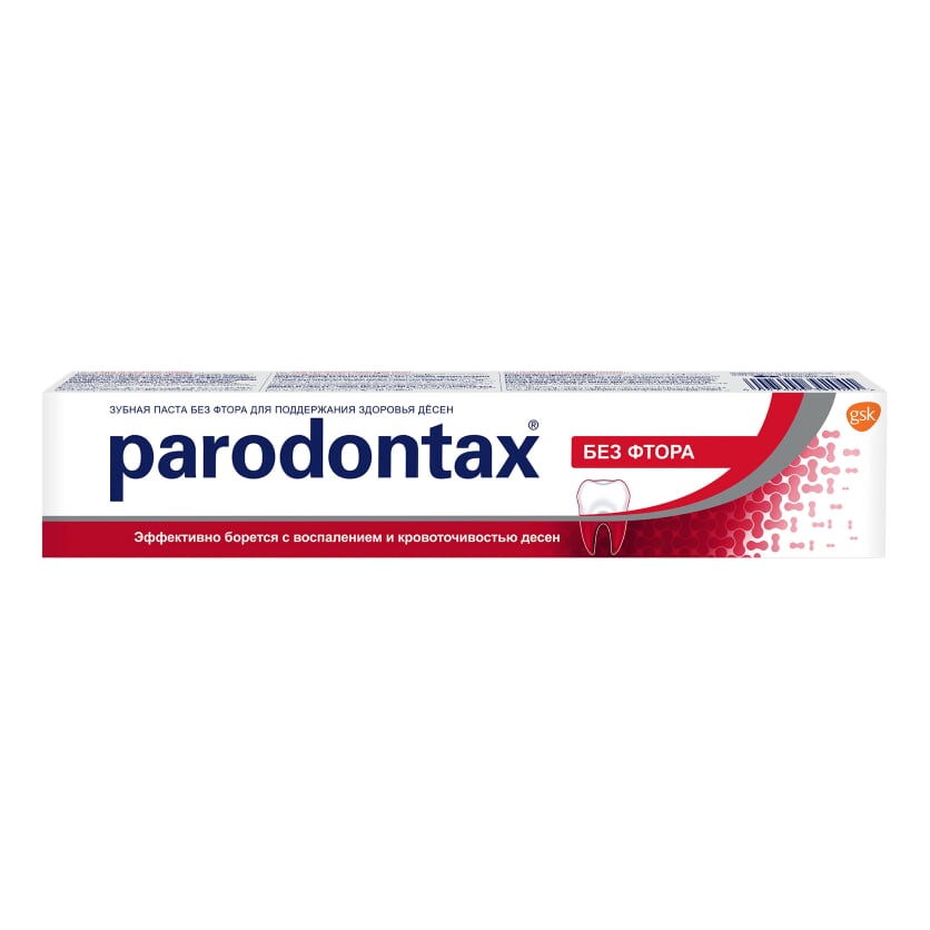 Купить Parodontax Зубная паста без фтора 75 мл, GlaxoSmithKline [ГлаксоСмитКляйн]