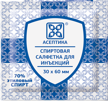 для инъекций 30 мм х 60 мм 1 шт.