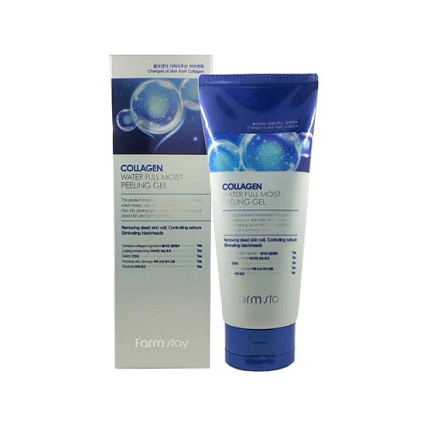 отшелушивающий с коллагеном collagen waterfull moist peeling gel 180 мл