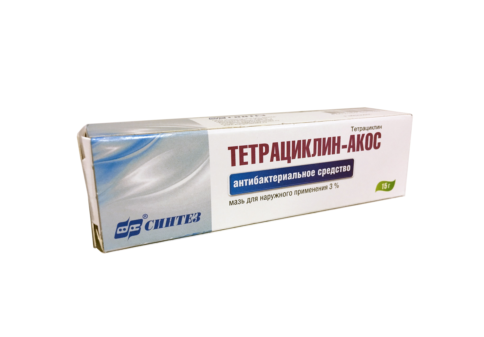 Купить Тетрациклин-АКОС мазь для наружного применения 3% туба 15 г, Синтез ОАО