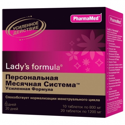 

Lady's Formula Персональная месячная система Усиленная формула таблетки 30 шт.