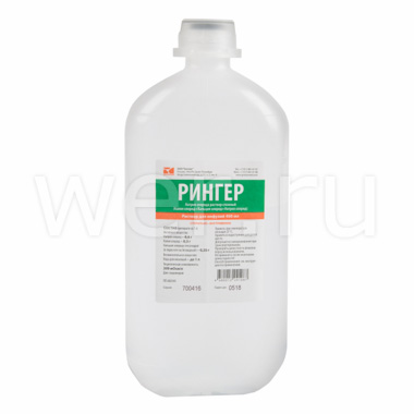 раствор для инфузий флакон 400 мл