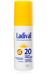 Ladival Спрей солнцезащитный прозр SPF20 150 мл