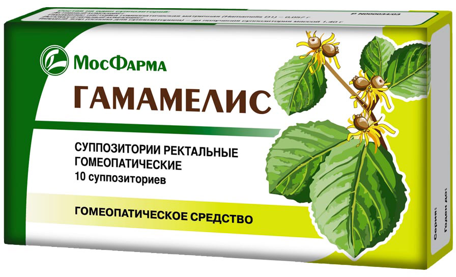 суппозитории ректальные гомеопатические 10 шт.