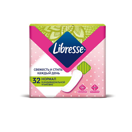 

Libresse Dailyfresh  Прокладки ежедневные 32 шт