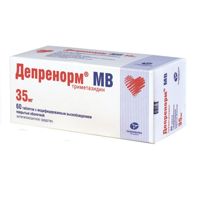 Депренорм МВ таблетки пролонгированного действия покрытые пленочной оболочкой 35 мг 60 шт.