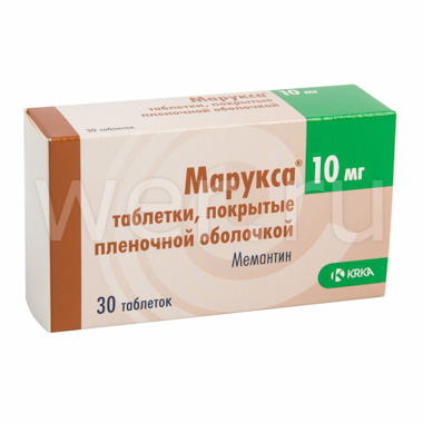 Купить Марукса таблетки покрытые пленочной оболочкой 10 мг 30 шт., KRKA [КРКА]