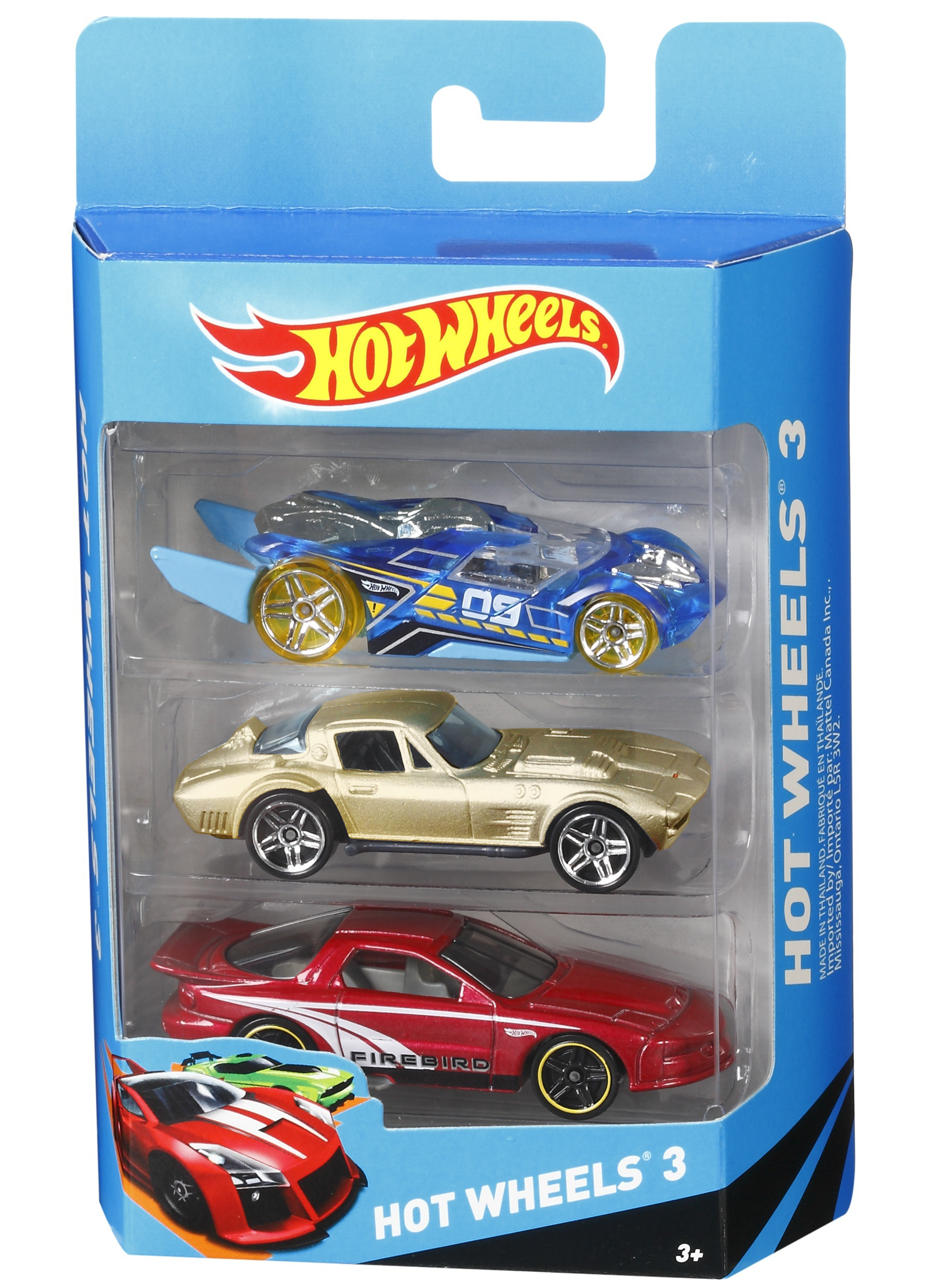 Hot Wheels 5904К Набор Подарочный 3 Машинки (Красный, Золото, Синий) -  купить в Москве и регионах по цене от 0 руб., инструкция по применению,  описание