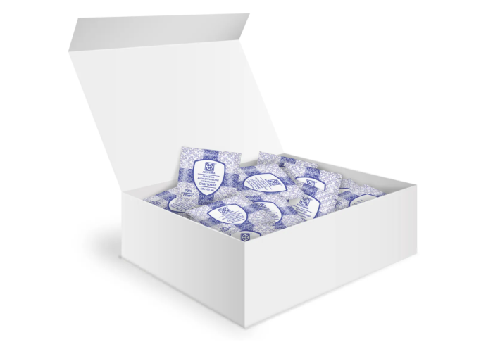 антисептическая стерильная из нетканного материала 60 мм х 100 мм 400 шт. Асептика ООО