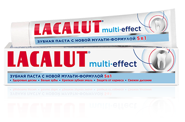 Купить Lacalut Зубная паста Multi-effect 75 мл, Dr. Theiss Naturwaren GmbH [Др.Тайсс Натурварен]