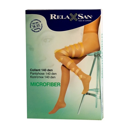 RelaxSan Колготки с микрофиброй 140 Den р.5 черный