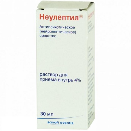 

Неулептил раствор для приема внтурь 4% 30 мл