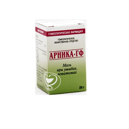 Купить Арника-ГФ мазь для наружного применения гомеопатическая 25 г, Гомеопатическая фармация