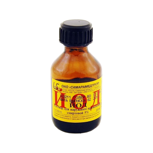 раствор для наружного применения спиртовой 5% 10 мл