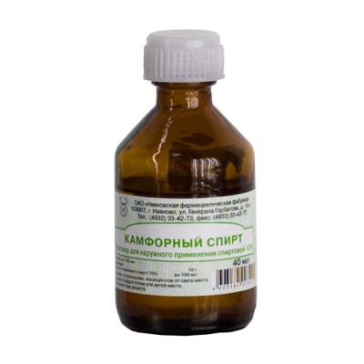 раствор для наружного применения спиртовой 10% флакон 40 мл