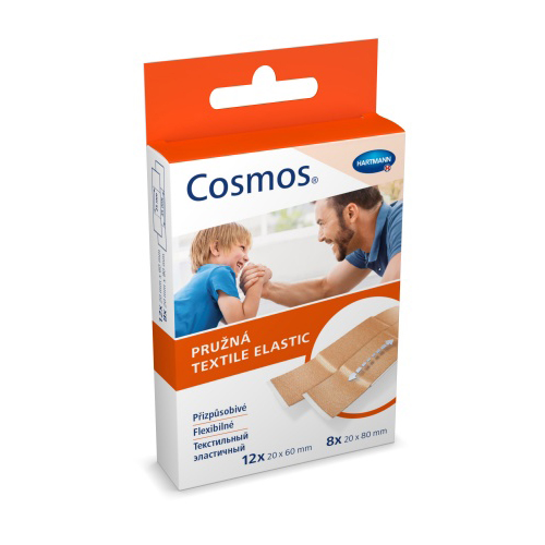 Купить Cosmos Пластырь эластичный 2 размера 20 шт., Hartmann [Хартманн]