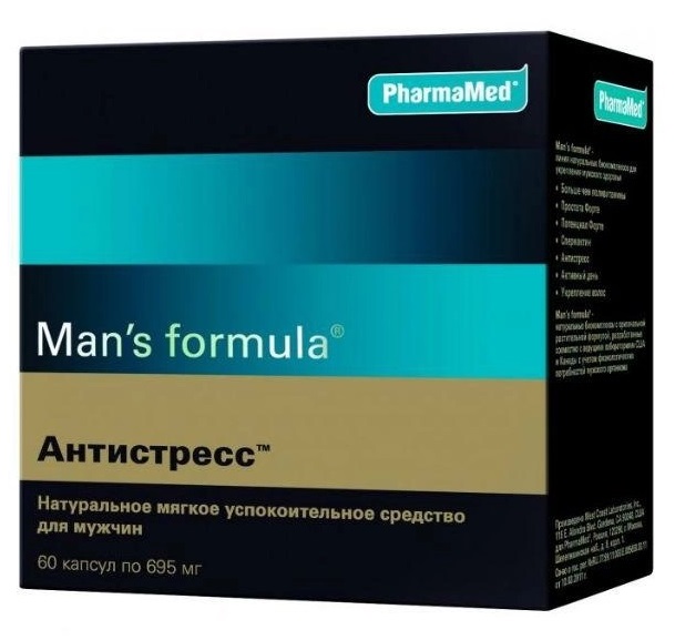 

Man's formula Антистресс капсулы 30 шт.