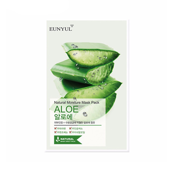 с алоэ 22 мл natural moisture mask pack aloe