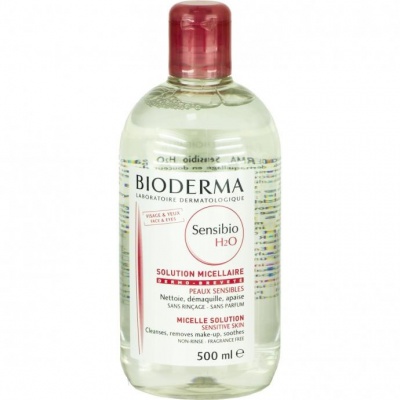 Купить Биодерма Сенсибио Н2о Вода Очищающая 500млх2