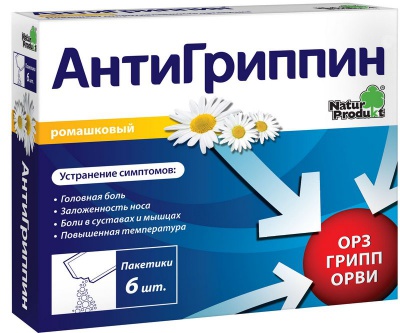 порошок для приготовления раствора для приема внутрь ромашковый пакетики 6 шт.