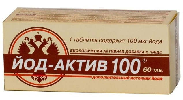 Йод-Актив 100 таблетки 60 шт. Диод