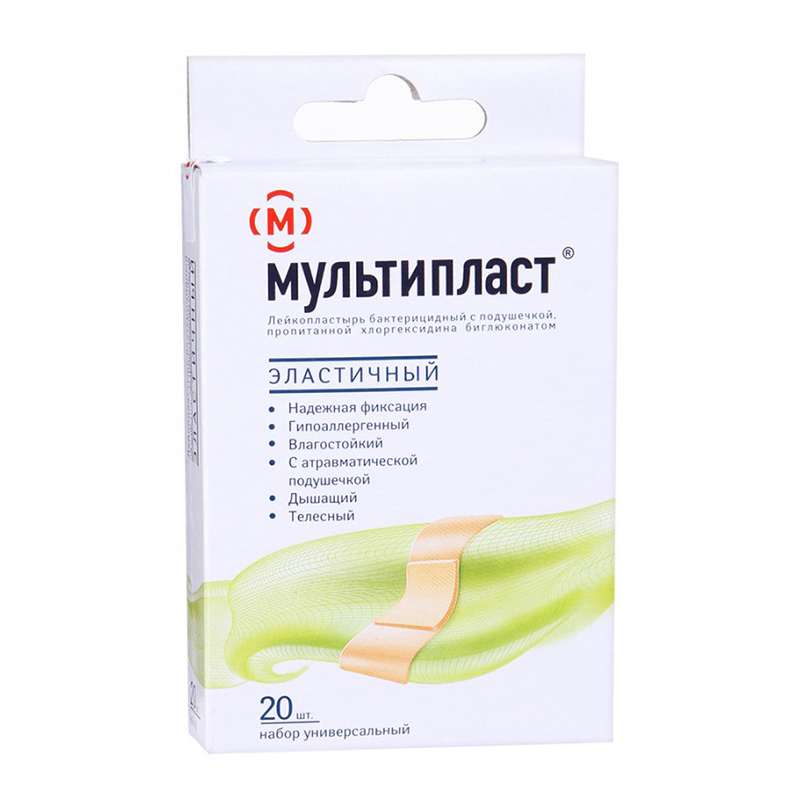 набор эластичный 20 шт. Мультипласт