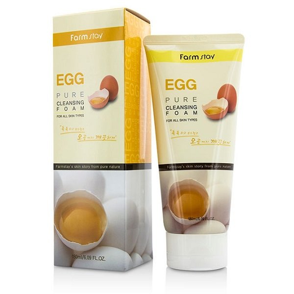 очищающая с яичным экстрактом pure cleansing foam egg 180 мл