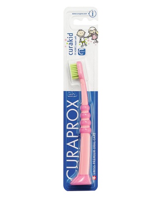 curaprox [Курапрокс] Зубная щетка детская curakid от 0 до 4 лет ck4260