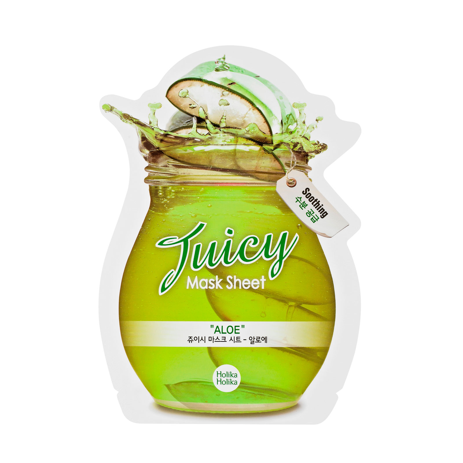 для лица с соком алоэ juicy mask sheet 1 шт