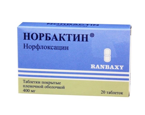 Купить Норбактин таблетки покрытые оболочкой 400 мг 20 шт., Ranbaxy [Ранбакси]