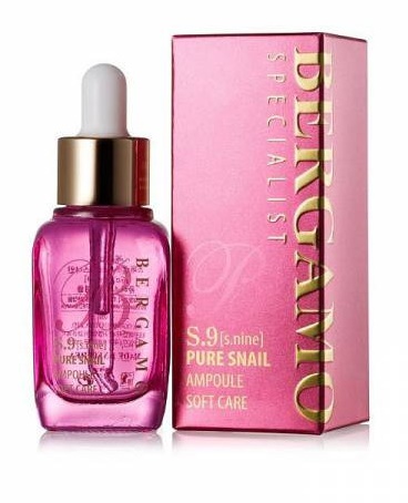 ампульная с муцином улитки specialist s.nine pure snail ampoule soft care 30 мл