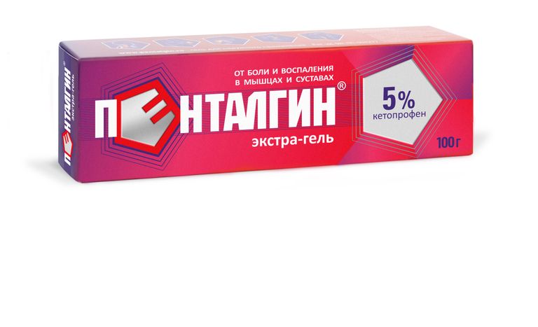 Пенталгин Экстра-Гель гель для наружного применения 5% туба 100 г