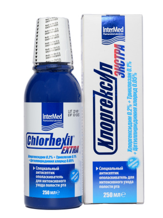Хлоргексил Экстра ополаскиватель для полости рта фл 250 мл