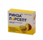 Ринза Лорсепт таблетки, вкус лимон 12 шт