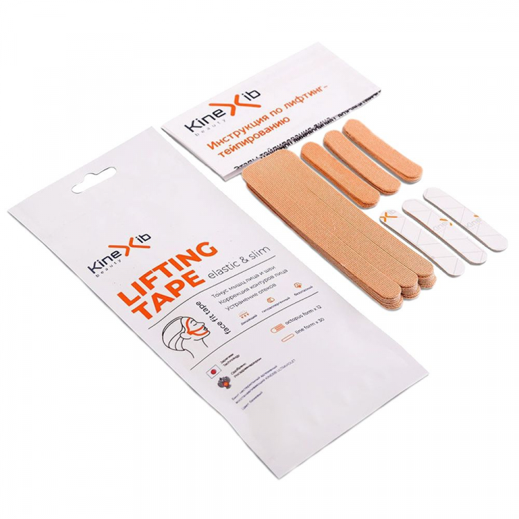 ultra набор д/лица и шеи lifting tape бежевый kinexib