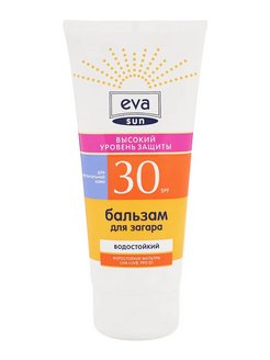 Eva Sun Бальзам для загара для чувствительной кожи SPF30 200 мл