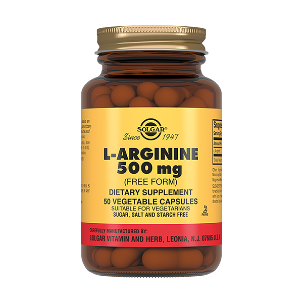 Солгар l-Аргинин капсулы 500 мг 50 шт. (БАД)