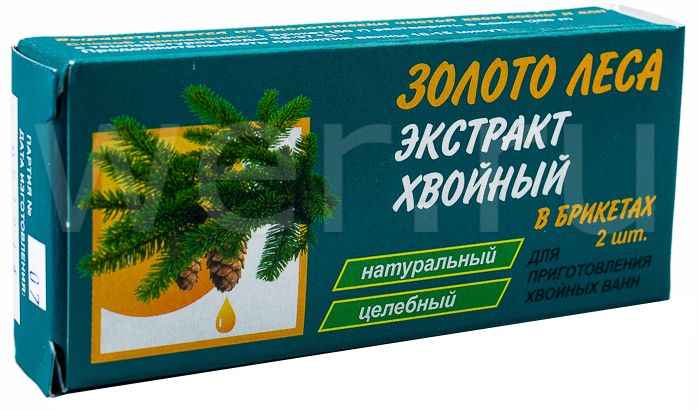 брикет 50 г 2 шт. Золото леса