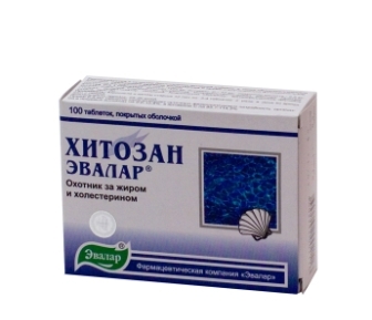 Хитозан-Эвалар таблетки 500 мг 100 шт